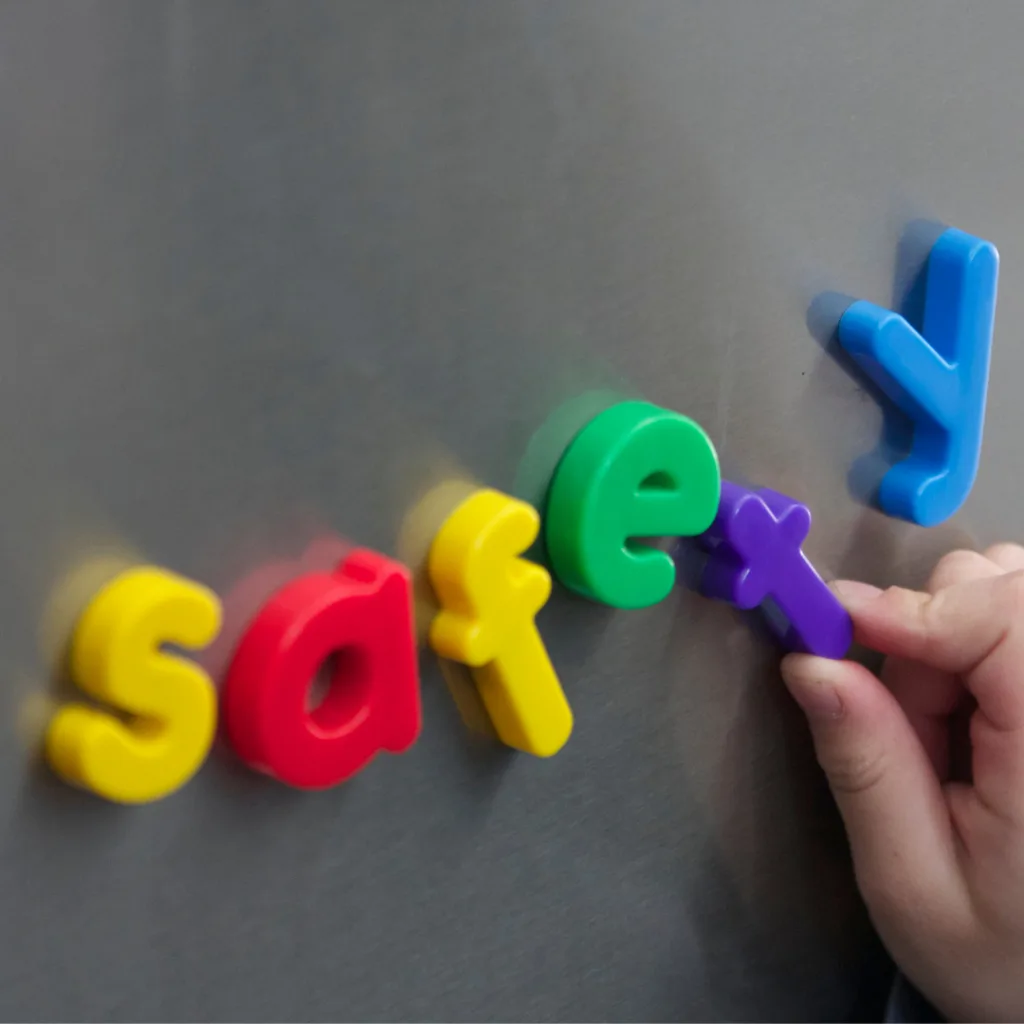 safety letter magnets